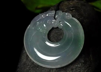 糯冰老种起胶吊坠